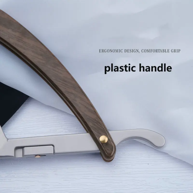 Складной нож для бритья из нержавеющей стали, прямая Бритва для бороды, инструмент для укладки волос, мужской ручной удобный триммер для волос, бритва, барбекю