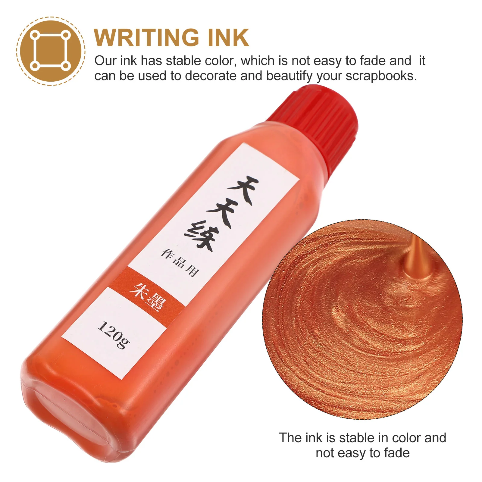 Ink Gold Calligraphy Liquid Traditional Painting Writing Drawing Professional Set