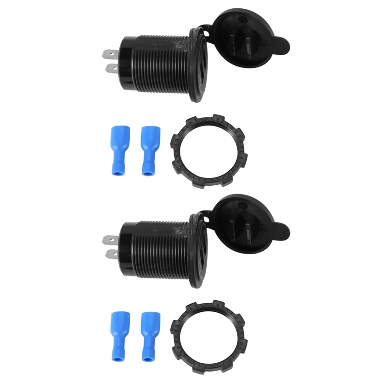 

Зарядное устройство с двумя USB-портами для автомобиля, 3x5 В, 4,8 А, 12 В, 24 В