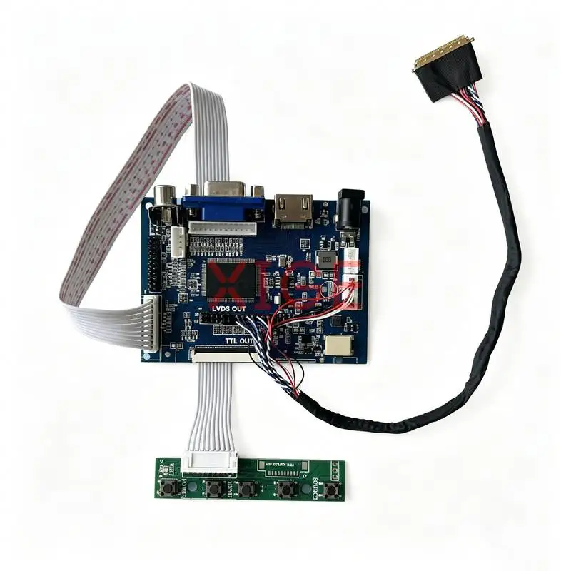 

Drive Board Fit CLAA133WA01 B133XTN01 B133XW07 CLAA133WB01A 1366*768 Laptop Monitor Screen 1366x768 LVDS-40 Pin AV+HDMI+VGA Kit