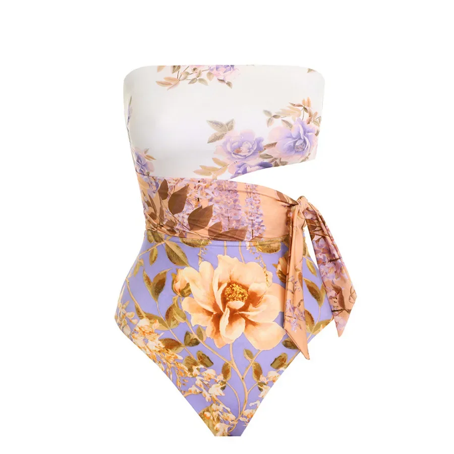 2026 New Sexy Ruffle Bikini Set Printed Brazilian Biquini Women Swimwear Skirt Bathing Suit Girls Summer Beachwear Dress
