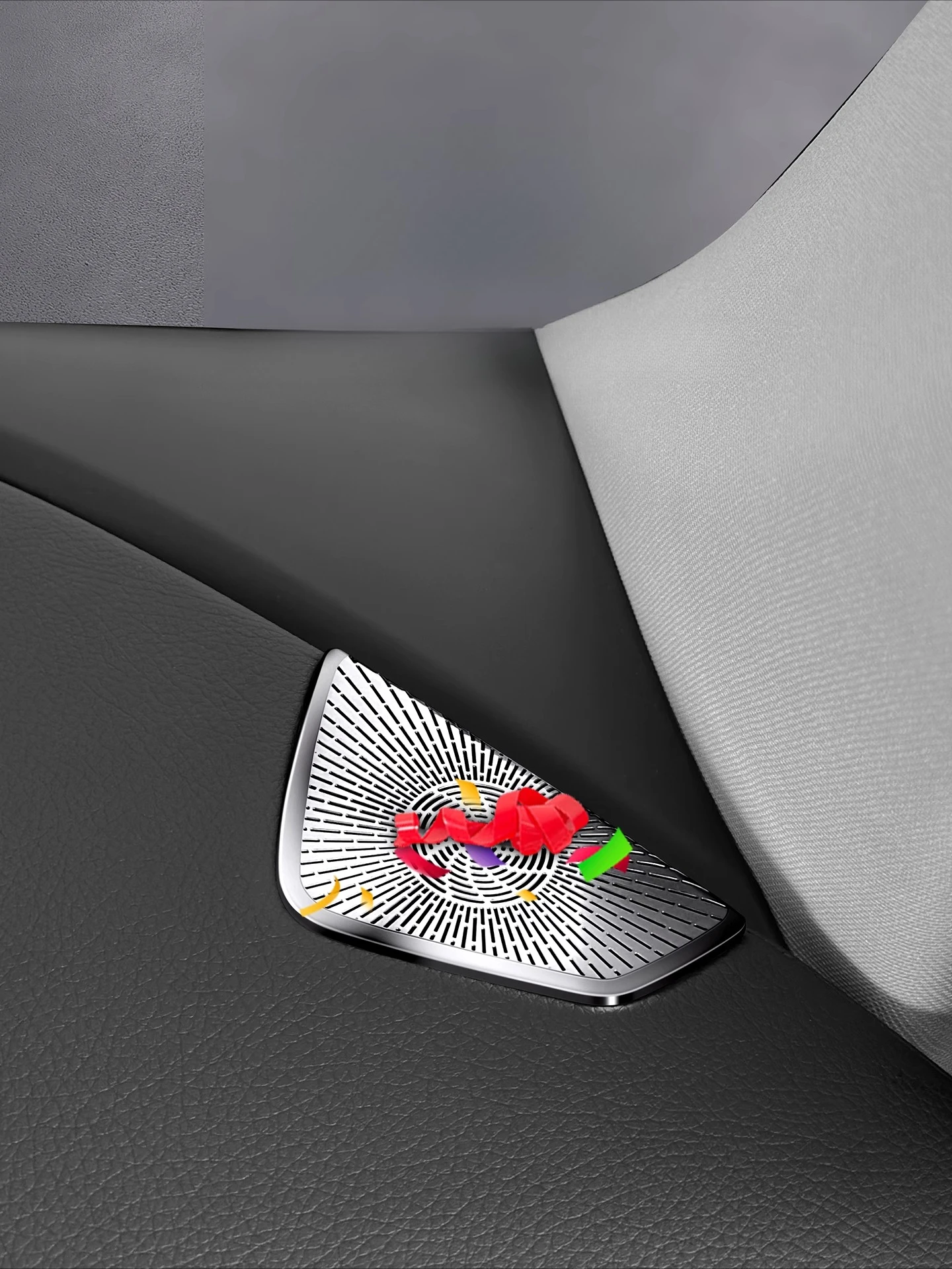 Para mercedes-benz W167 GLE X167 GLS C292 panel de instrumentos modificado interior salida de aire acondicionado cubierta antipolvo cubierta de altavoz