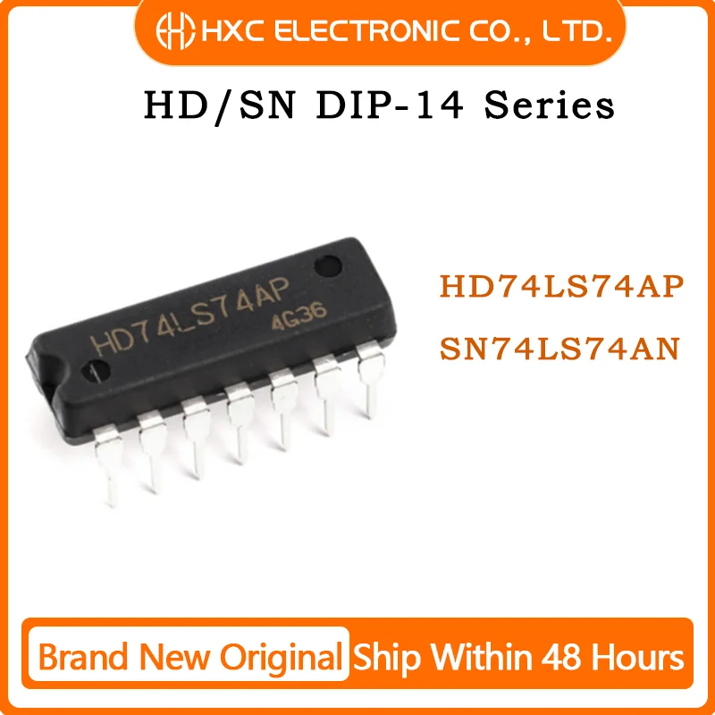 

10PCS 74LS74 HD74LS74AP SN74LS74AN DIP14 100% New Original IC Chips