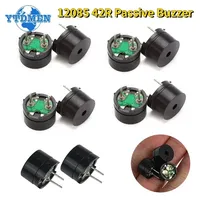10PCS 12085 Passive Buzzer 12MM*8.5MM 42R Resistance 3V 5V 9V 12V in Common Use Mini Piezo Buzzers Kit, for Arduino
