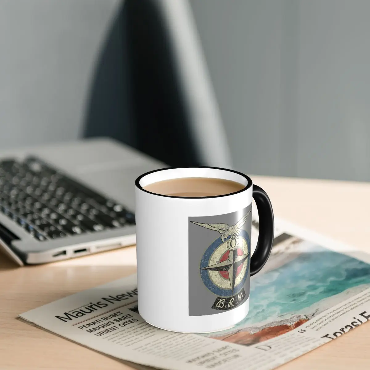 British Racing Motors 1945 Mug Funny Ceramic Coffee Cups Tea Mugs Milk Cup Drinkware Gifts for Friends