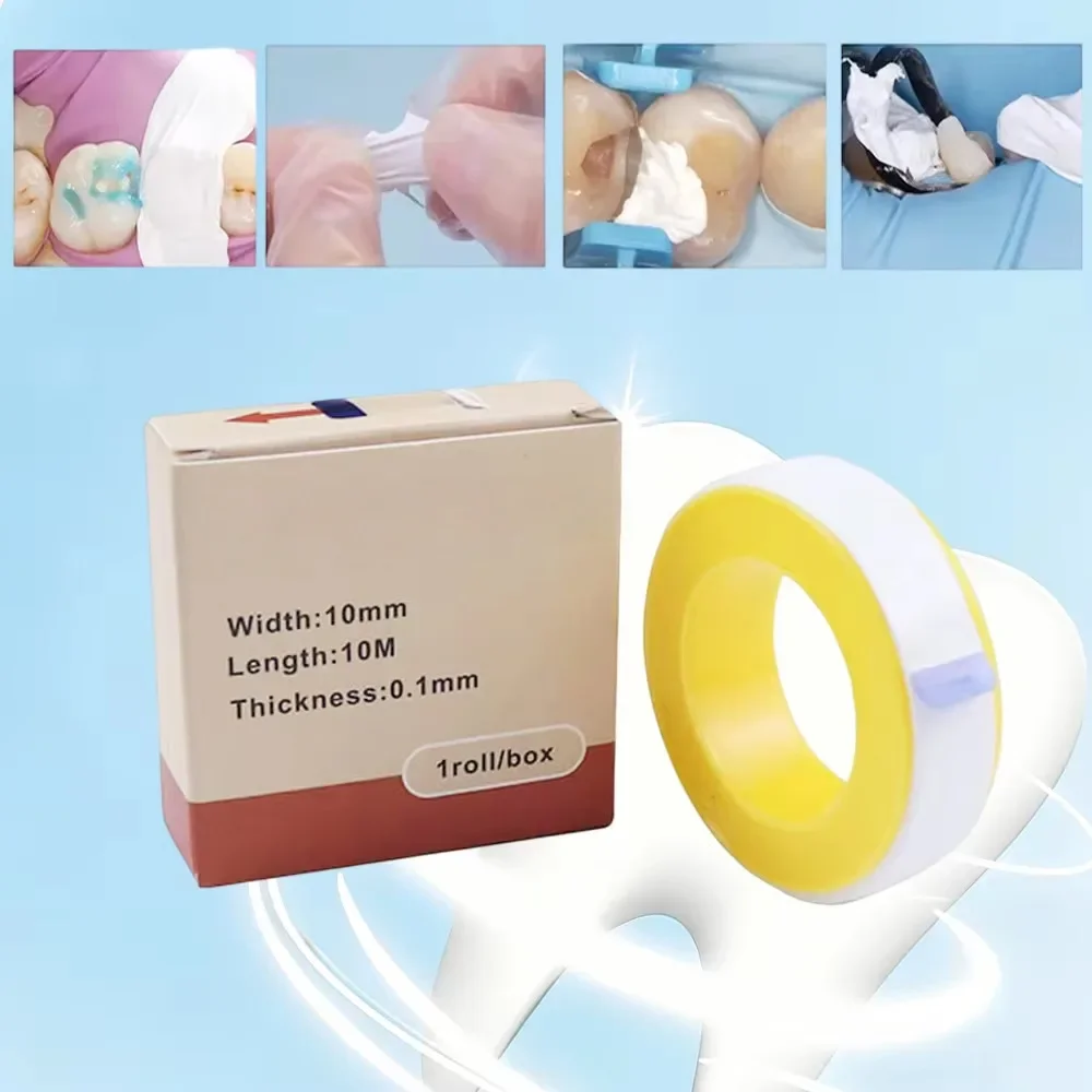 0.1Mm Dental Matrix Bands 10M/roll White Matrices Retainer Strips for Teetn Restoration Dentist Material view 4