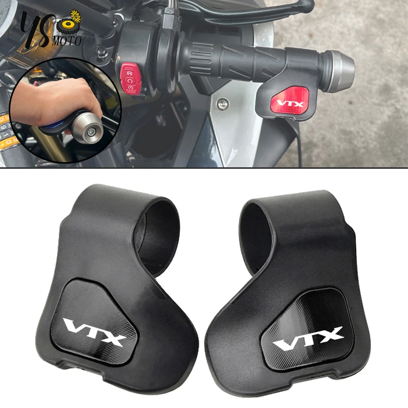 قبضة تحكم بمقبض الدراجة النارية ، مشبك مساعد دواسة الخانق ، موفر العمالة ، ملحقات CNC ، هوندا VTX1300 ، VTX1800 ، VTX #1