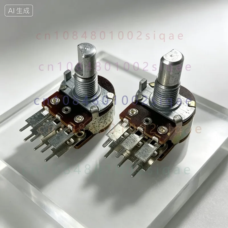 Lot FOR 16-Type 6Pin Dual A10K Long Shaft Potentiometer Amplifier Volume Control 15mm Shaft