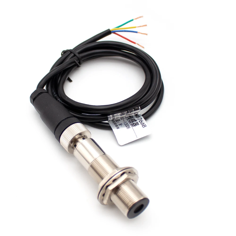SM8766 Decibel Meter Noise Sensor Tester with RS485 Output, M18 Connector Industrial Noise Detection Sensor
