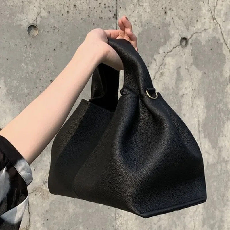 Marca 2025 nueva moda europea y americana nube un hombro bolso cruzado cuadrado fiambrera bolsa de bola de masa