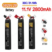 5020120 Lipo Battery Soft Bullet Gun Battery 11.1V 2800mah 30C T/SM/XT30 For Airsoft Air Pistol Electric Toys Water Guns Parts