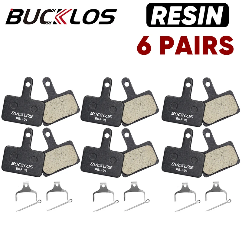 BUCKLOS Harz Scheibenbremsbelag Für SHIMANO B01S Verschleißfeste Hydraulische Bremsbeläge MTB Bremsbeläge für B03S B05S Radfahren Teile