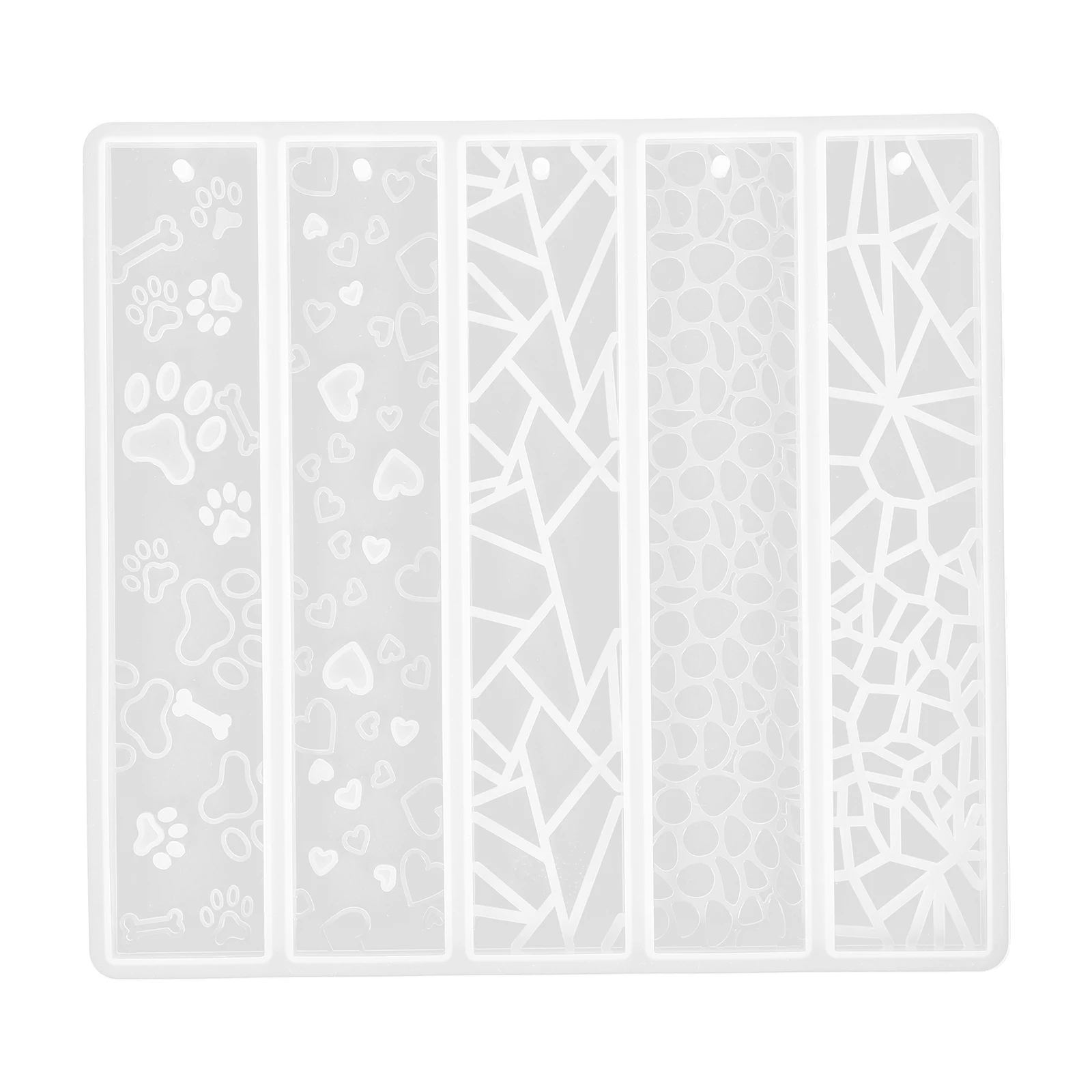 

Silicone Bookmark Molds for Epoxy Resin DIY Moulds Simple Shaped Reusable Bookmarker Craft Supplies Jewelry Making Tools