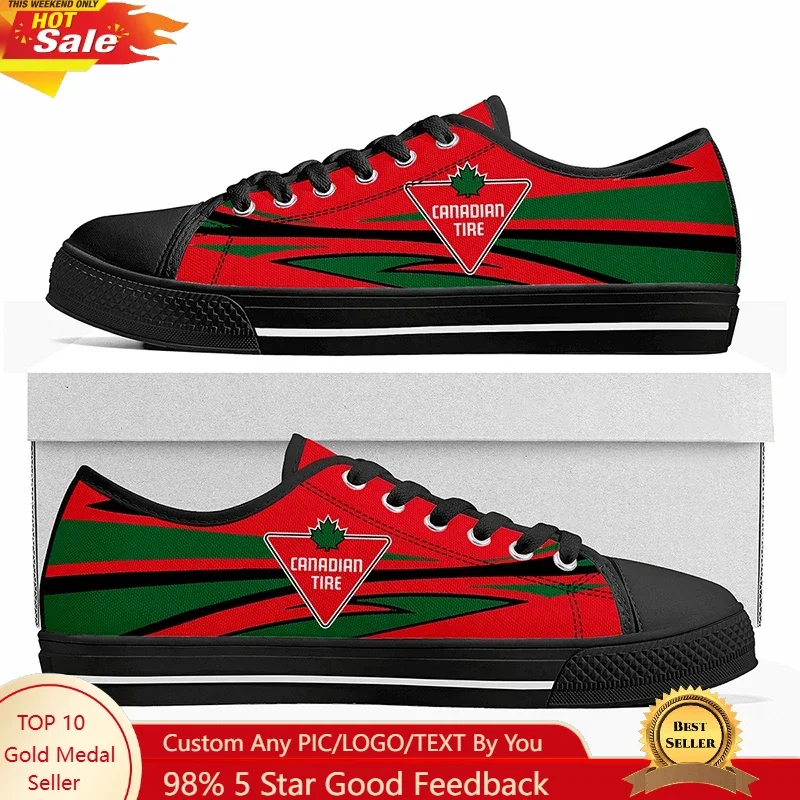 

Canadian Tire Logo Low Top High Quality Sneakers Mens Womens Teenager Tailor-made Shoe Canvas Sneaker Casual Couple Shoes