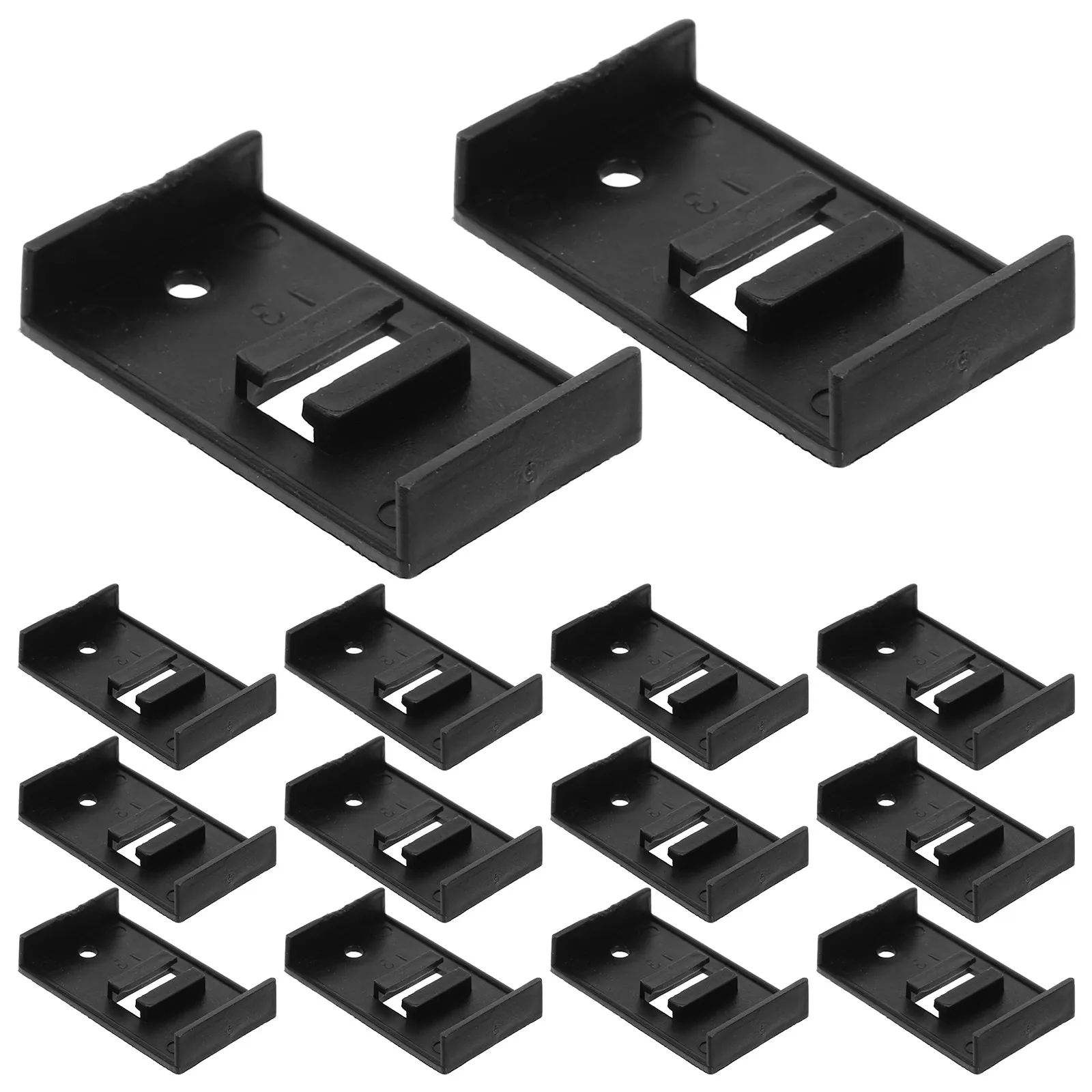 50Pcs Furniture Hardware Cabinet Kickboard Buckle Plinth Clamp for Cabinets Kick Skirting Board Trims Leveler Floor Protection