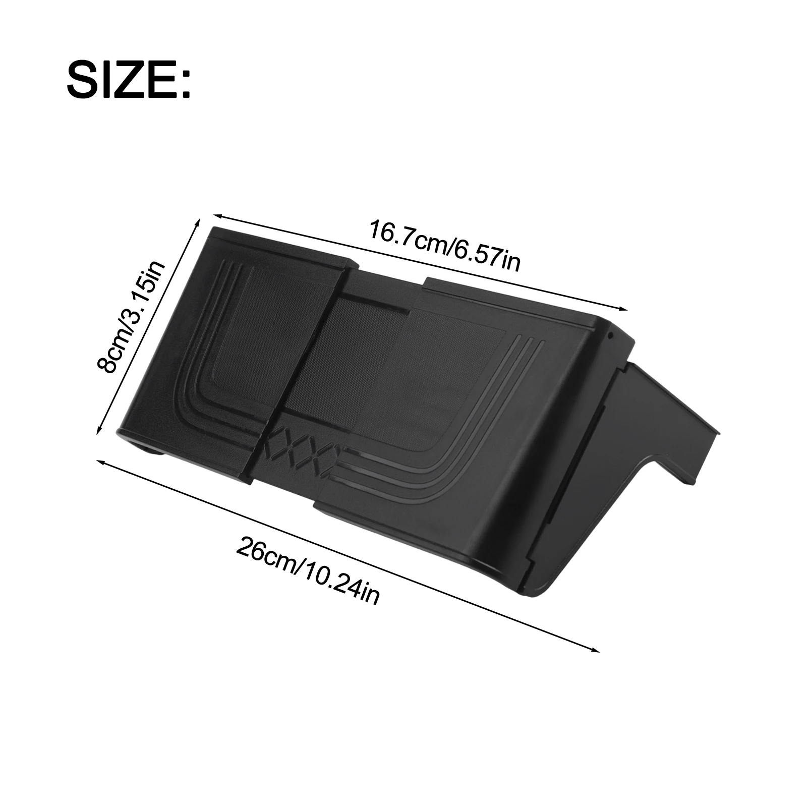

Black GPS Sun Shade Automotive Sun Visor Accessory Navigator Accessories Black Plastic Material Fits 7-12 Inch Screens