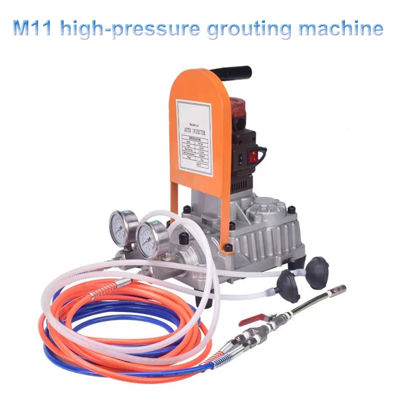 

220V Multifunctional Water Curing Special Grouting Machine High Pressure Injection Machine Material Grouting Pump M11