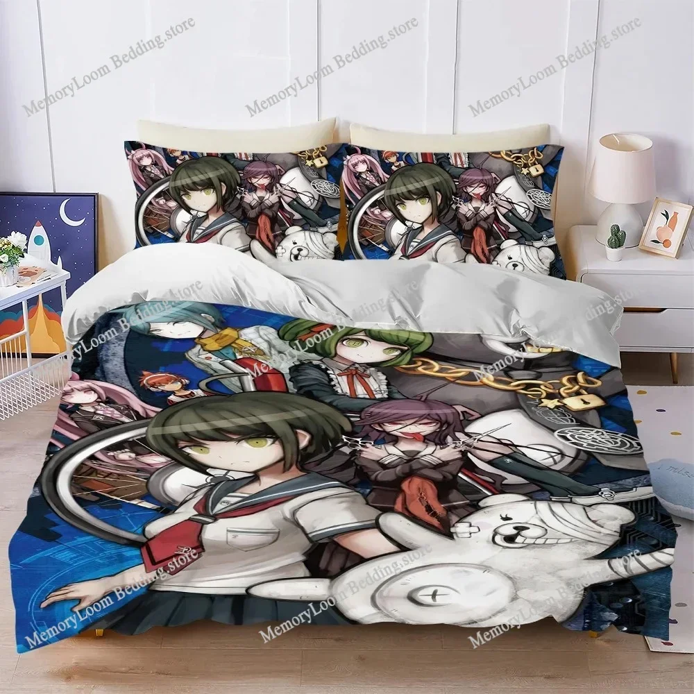 

Classic Game D-Danganronpa Monokuma Duvet Cover Set Bedding Soft Laundry Cotton Bed Four Seasons Student Dormitory Luxury Gift74