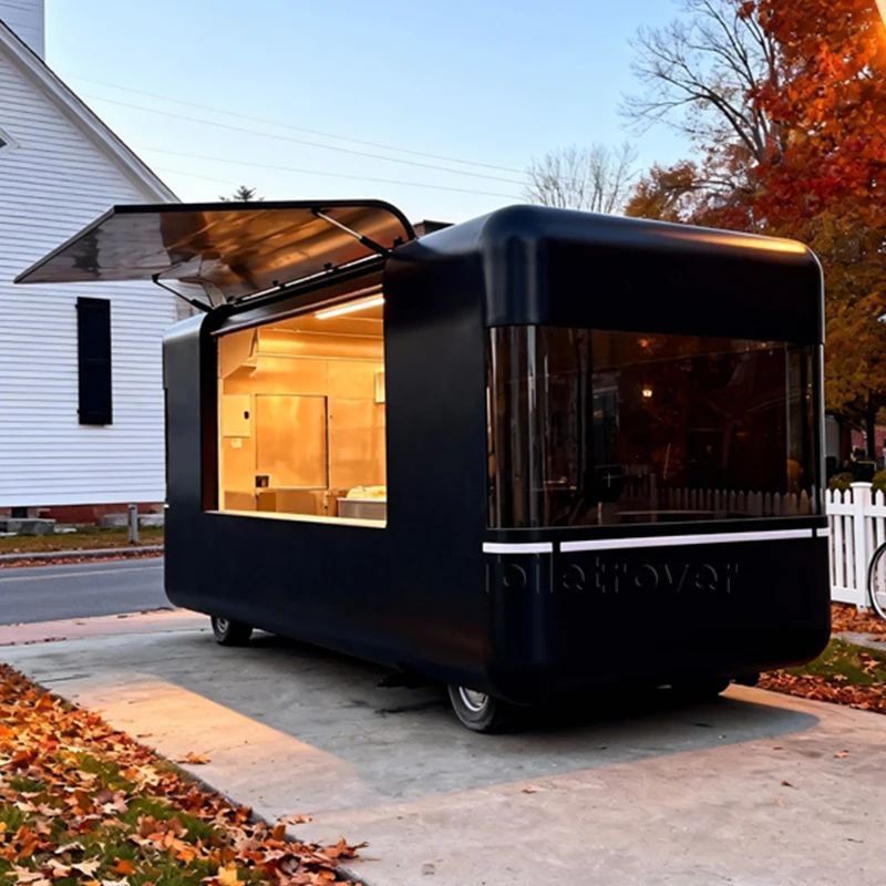 

Top Fashion Trailer Dog Hot Doner Kebab Mobile Food Carts For Sale Fast Truck Trailer with Full Kitchen with High Quality