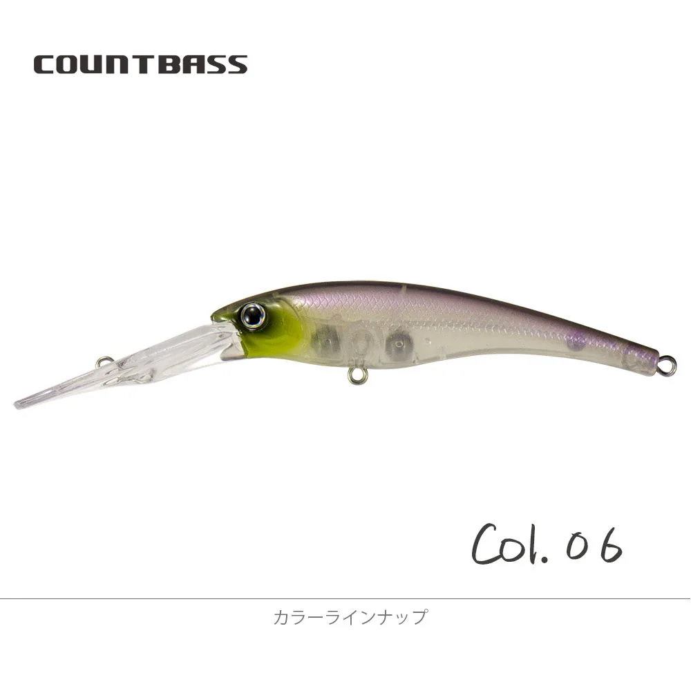 COUNTBASS Kurbelköder 90 mm 3-1/2" 13 g 1/2 oz. Tauchen 5 m 16 Fuß Angeln Kunststoff Shad Wobbler Barsch Leurre Angler's Hardbait Köder – Detail 18