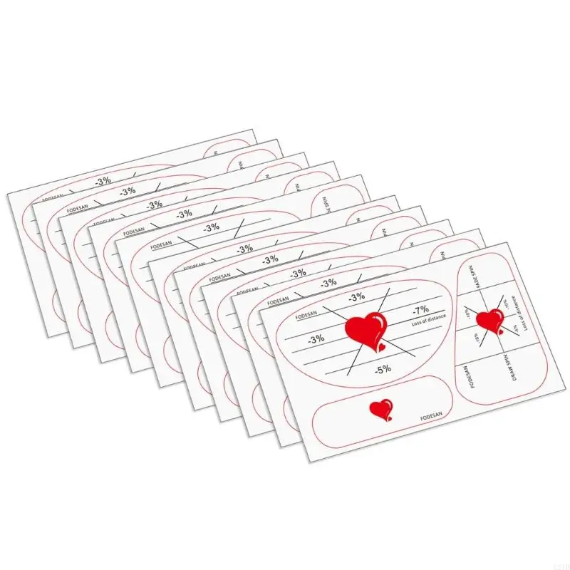 10Pcs Golf Swing Impacts Sticker For Precise Ball Striking Practice Training