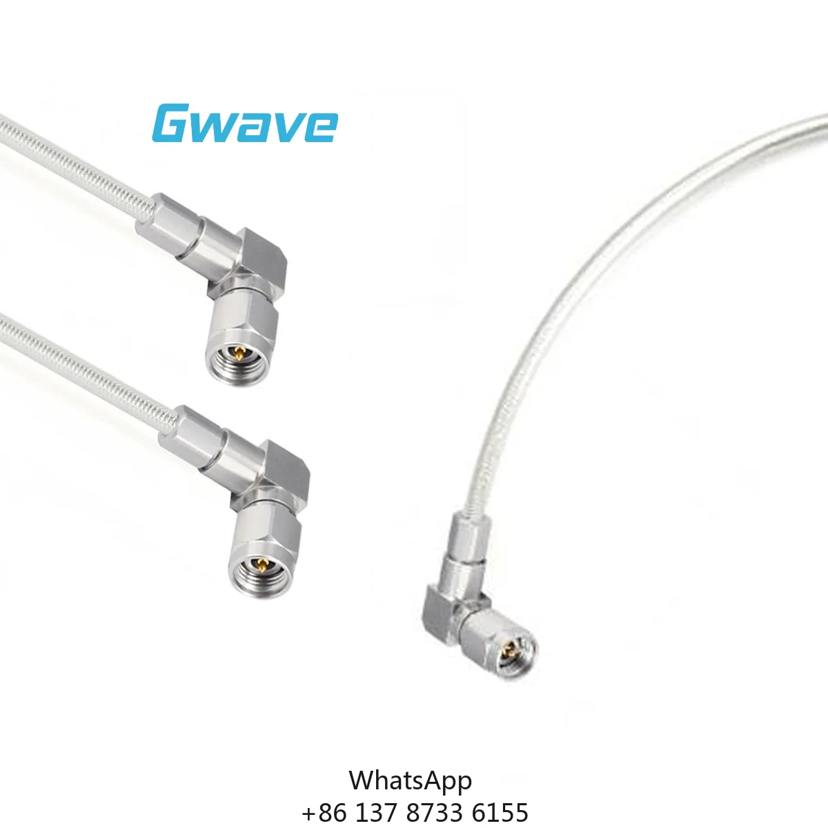 2.92mm Male Right Angle To 2.92mm Male Right Angle Coax Cable 086