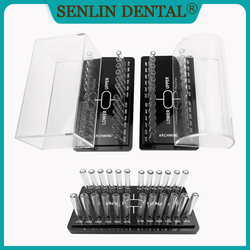 

Dental Orthodontic Wire Box Acrylic Organizer Applicator Dispenser Holder For Dentistry Lab Dentist Archwire Storage Case