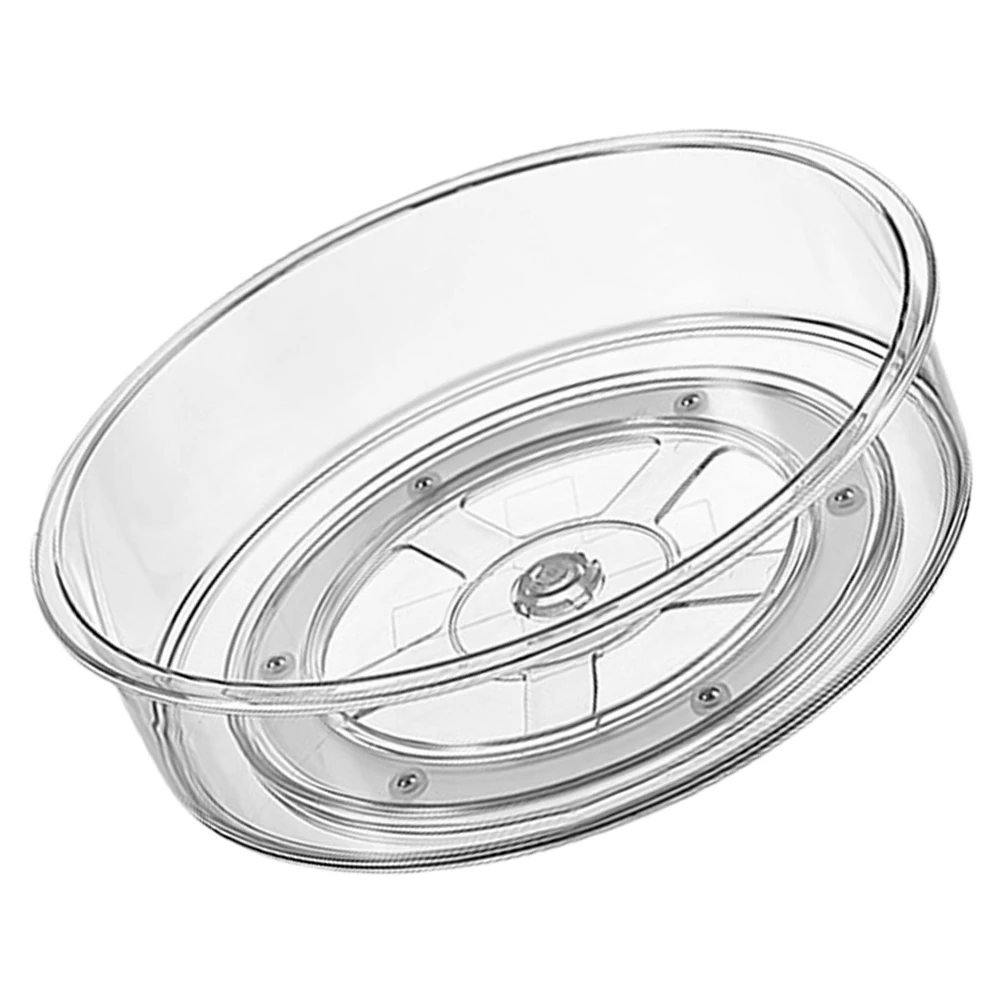 

Rotating Storage Tray Cabinet Organizer Condiment Serving Kitchen Spice Box Seasoning Container Rack Acrylic Ingredient