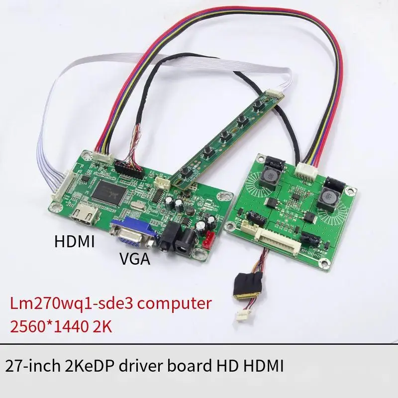 27 \'\' iMac A1312 A1316 A1407 2K LCD Controller drive Board Monitor Display kit For LM270WQ1 A2 C2 E3 B1 B3 screen test mainboard