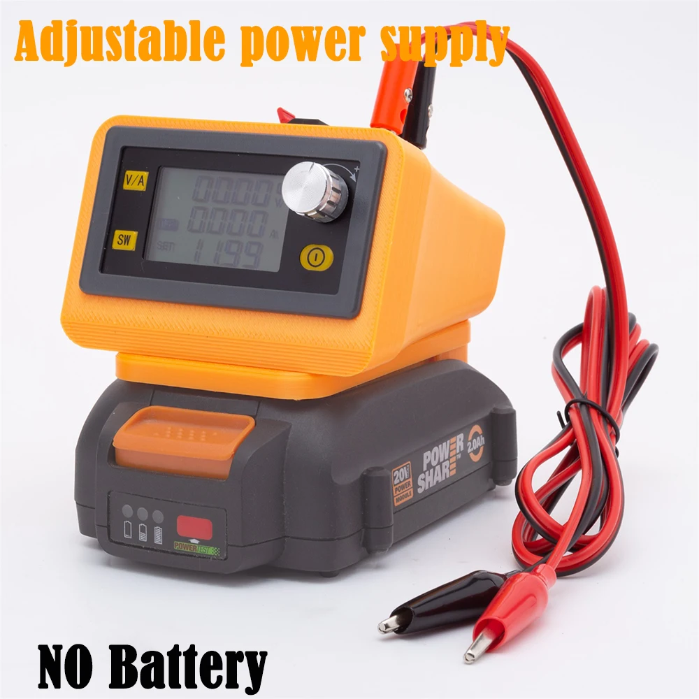 

Portable CNC Adjustable Power Supply Buck Boost Converter For Worx 6PIN 20V Lithium Battery DC Voltage Stable Outdoor