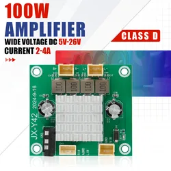 ARUIMEI 100W Dual Channel Digital Stereo Audio Power Amplifier Board 12V  Amplifier Board 8-26V DC Audio Amplifier Board