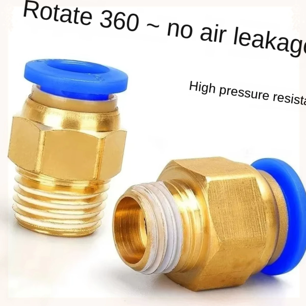 1Pcs PLF Hose OD 4 6 8mm - Female Thread M5'' 1/8'' 1/4'' 3/8'' 1/2'' Pneumatic Elbow Connector Tube Air Push in Fittings