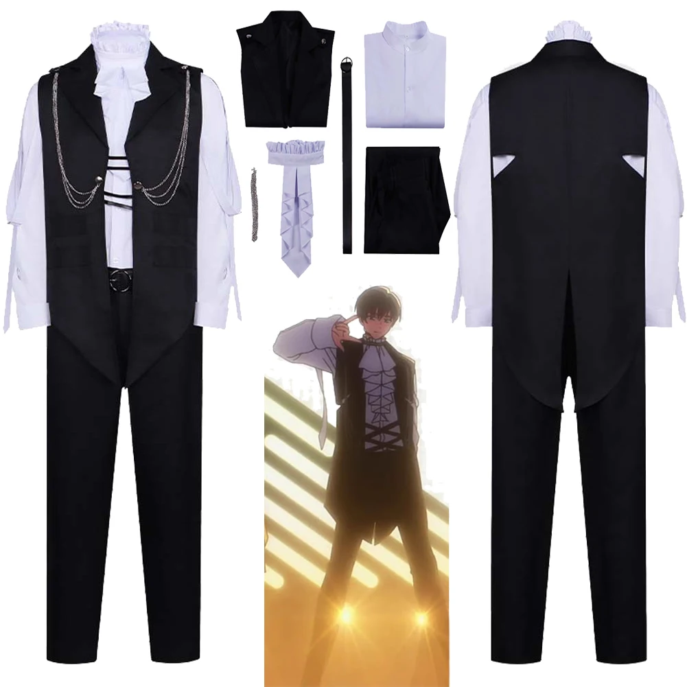 

AnimeB Side of Tamon Cosplay Ouri Sakaguchi Top Pants Cloth Men Party Disguise Roleplay Halloween Costume Carnival Outfit Suits