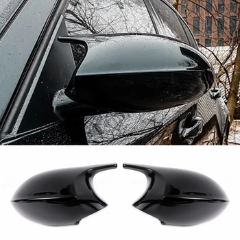 E90 E91 Pre-LCI 2005-2007 cubierta negra estilo M3 E81 E82 E87 E88 para BMW Serie 3 E92 E93 tapa de espejo trasero 2006 2007 2008 2009