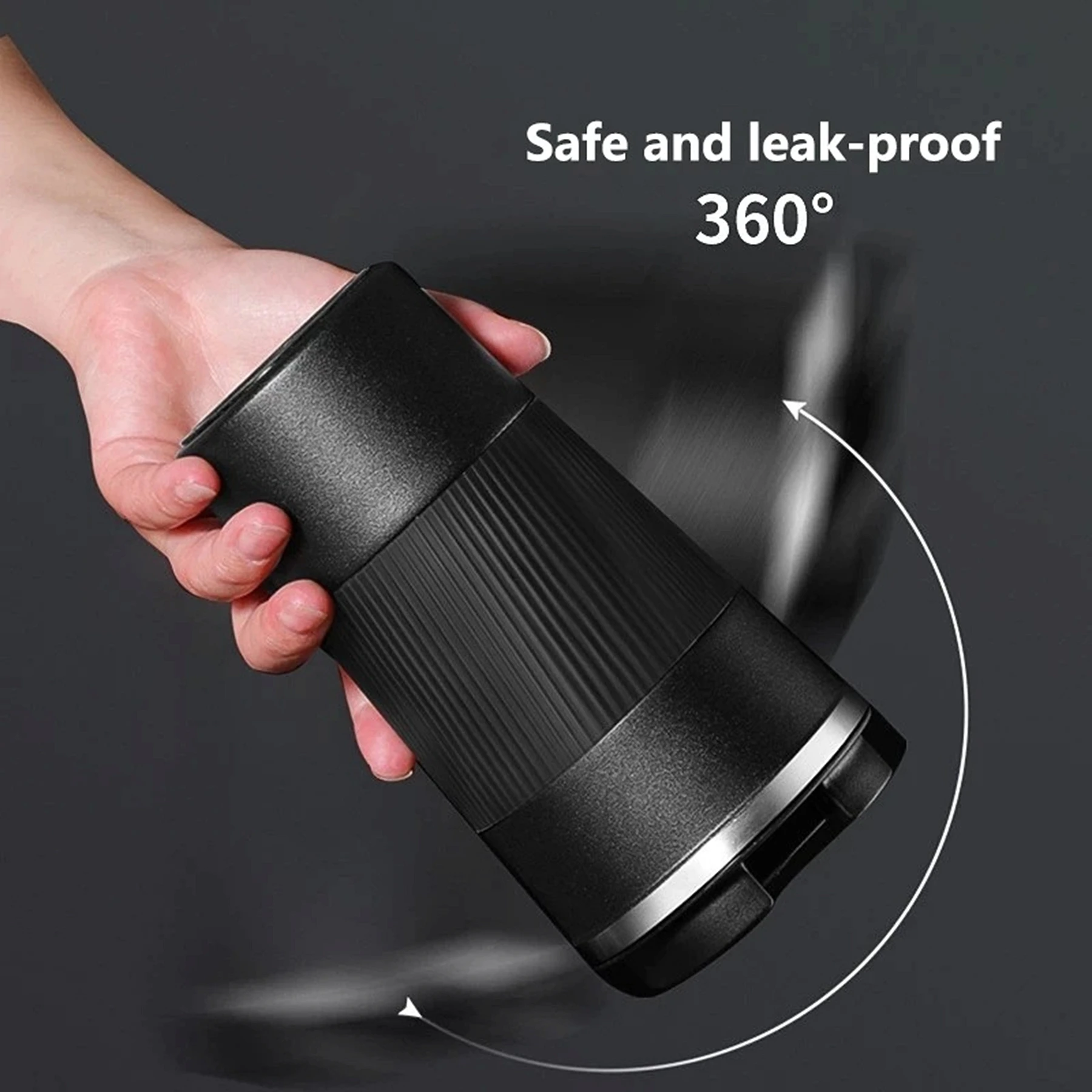 1 380ml Office Coffee Cup, Stainless Steel Thermos Cup, Silicone Coffee Cup, 3Rd Generation Coffee Cup, Thermos Water Cup, Car Cup, Thermos Travel Cup, Portable Water Cup, Gift Cup