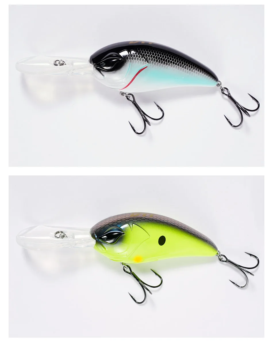 Dyy 8cm 30,5g Deep Diving Kurbel köder Minnow Angel köder langsam schwimmender Wobbler künstlicher harter Köder für Bass Hecht Angel köder – Detail 10