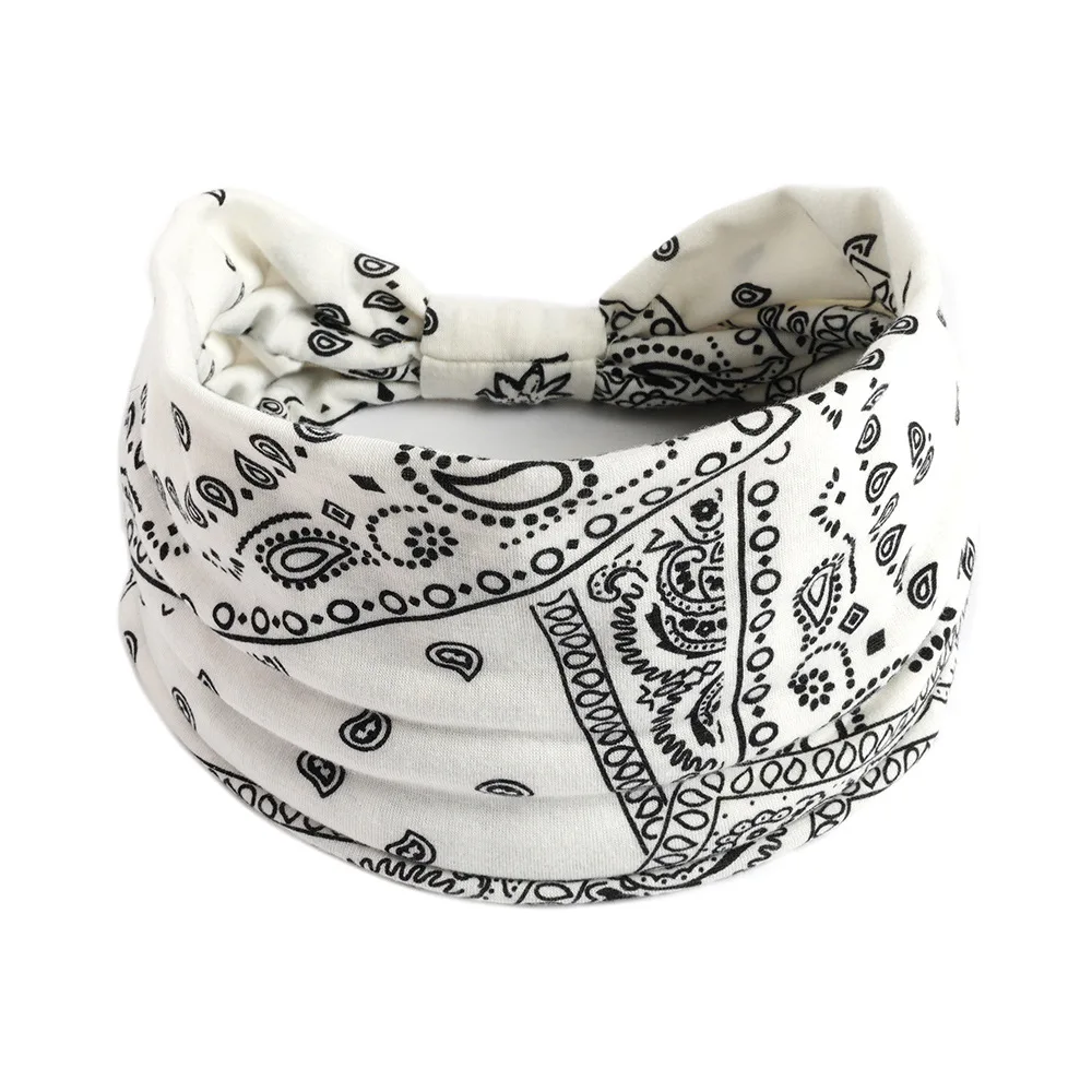 Damen-Stirnband, breit, um das Haar gewickelt, extra großes Kopftuch-Stirnband, für Yoga, Laufen, Schweißabsorption, Sport, elastisches Stirnband – Detail 40