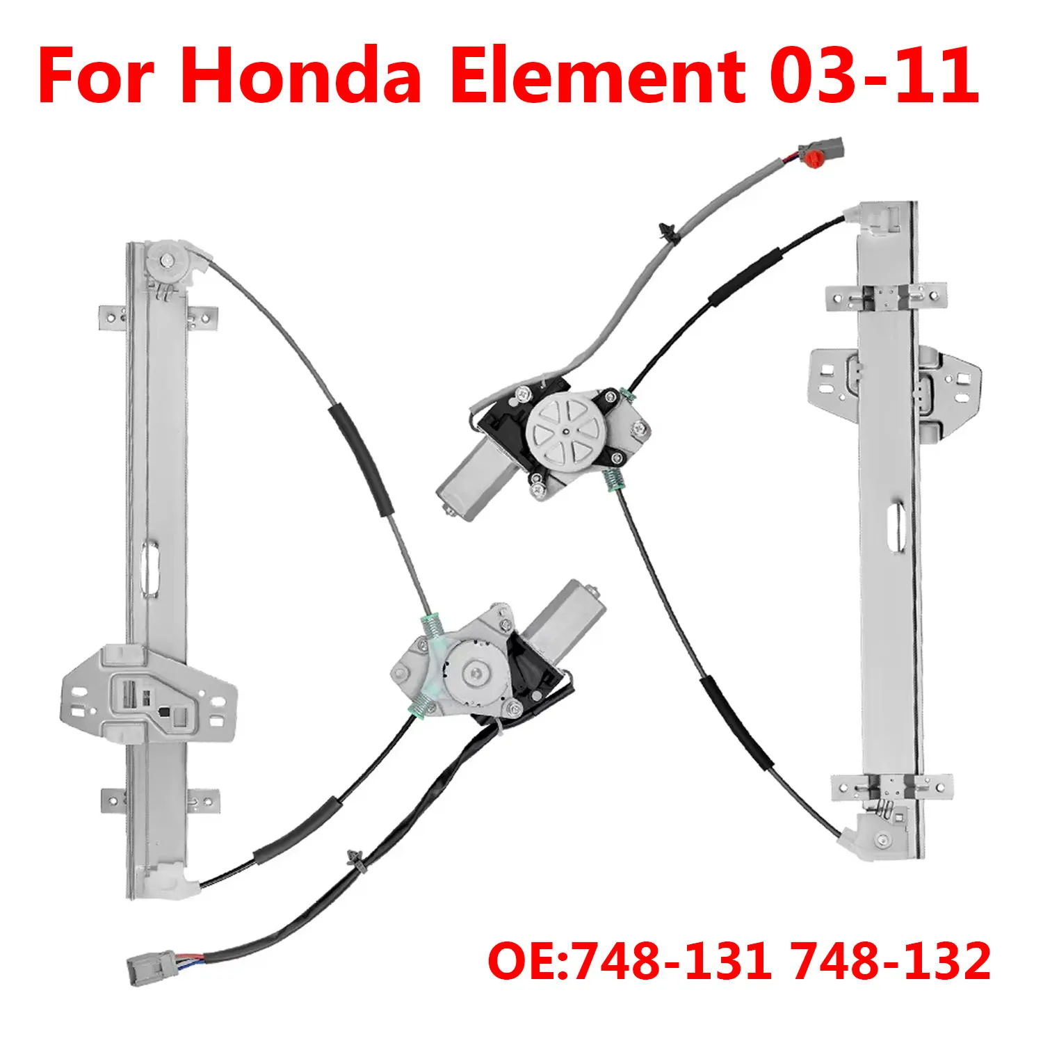 

Car Front Left Right Power Window Regulator With Motor for Honda Element 03-11 748-131 748-132