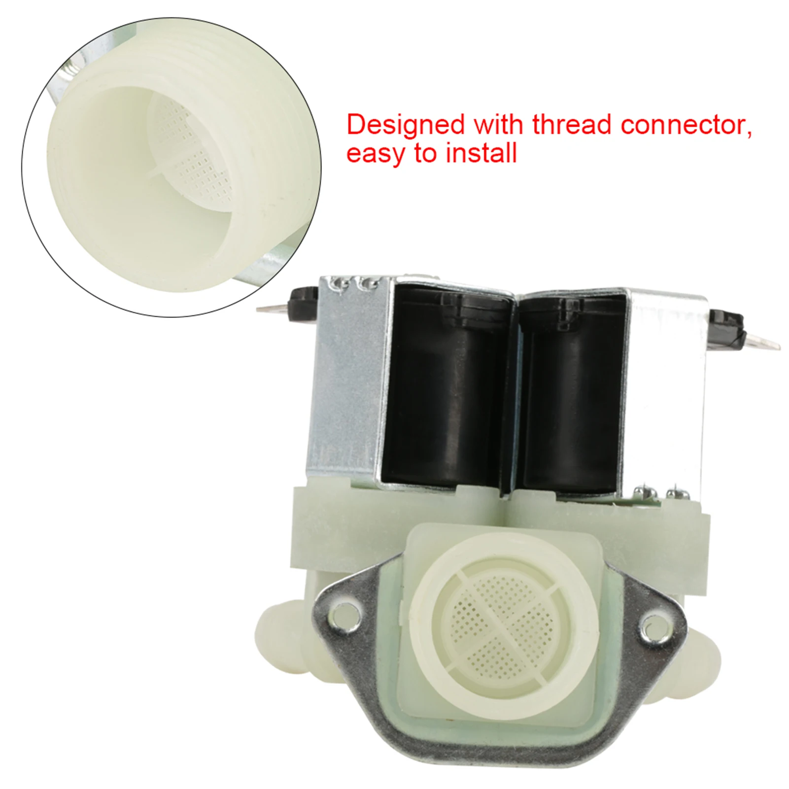 3 Way Water Inlet N/C Normal Closed Electric Solenoid Valve AC G3/4 Normal Closed Solenoid Valve