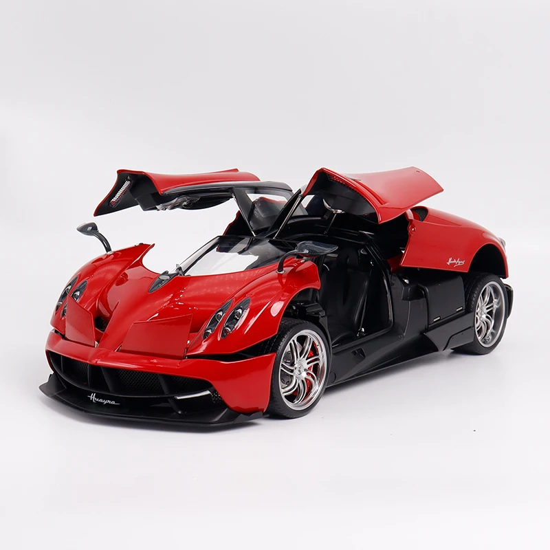 Kengfai 1:12 Die-Cast Car Pagani Huayra Pearl Red Scale Cars Metal Miniature Car Alloy Model Car Collection Cars Adult Toys Boy