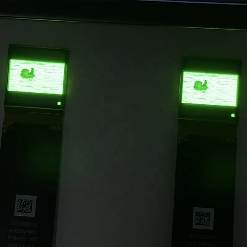 SeeYA SY103WAM10 1.03 polegadas 2560x2560 20000nits monocromático verde micro display OLED para aviação HMD HUD capacete