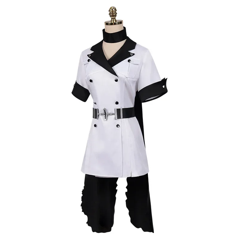 Cosplay Anime Esdeath Empire Cosplay Costume Comic General Uniform with Hat, Wig, Socks, Halloween Dress Up Battle Suit Set