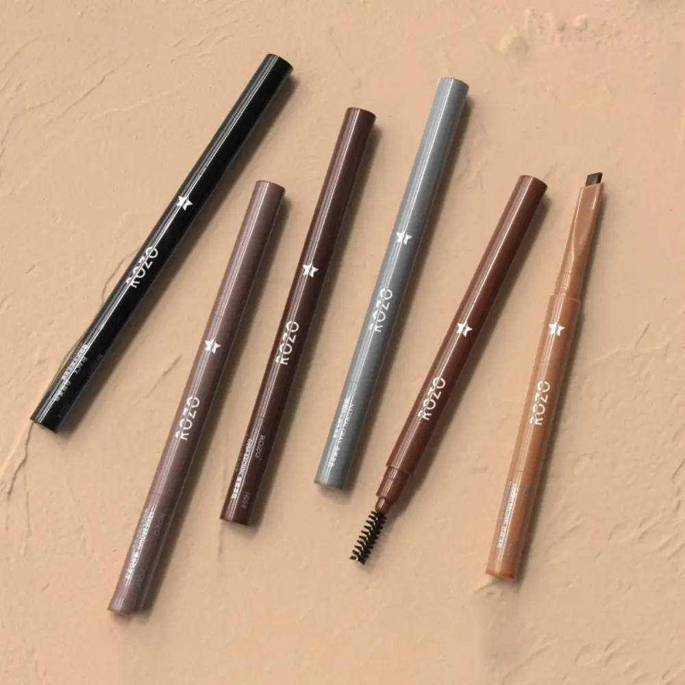 Waterproof Double Heads Eyebrow Pencil Long-lasting Non-Smudged Eyebrow Brush Sweatproof No Decolorization Eyebrow Pen Women