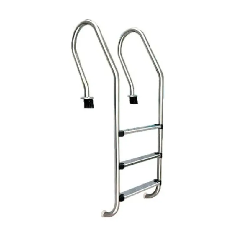 Launch escalator 304 stainless steel ladder Thickened ladder Handrail swimming pool Underwater stair tread equipment