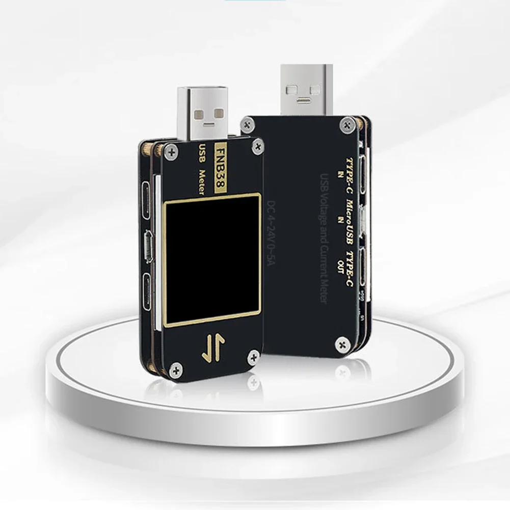 Imagem -04 - Medidor de Corrente e Tensão Fnb38 Testador Usb Qc4 Mais Pd3.0 2.0 Protocolo de Carregamento Rápido Medidor de Detecção de Tensão e Corrente Usb Seguro