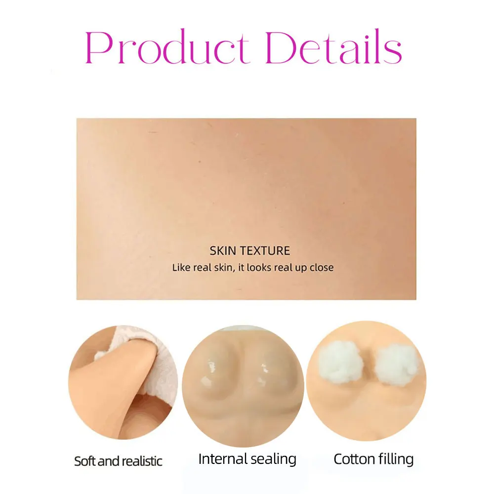 I K Cup Silicone Breast Forms Fake Tits False Boobs Chestplate Sexy Huge for Crossdresser Transgender Drag Sissy Cosplay Chest