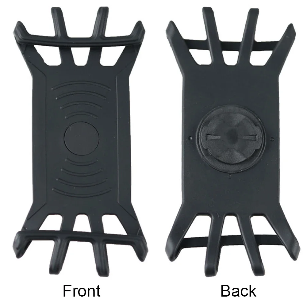 실리콘 스트랩이있는 사이클링 휴대폰 브래킷 고탄성 오토바이 전화 스탠드 4 인치 이상의 전화 용 찢어짐 방지