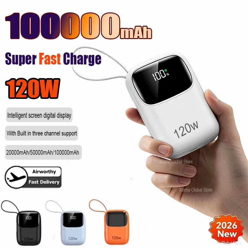 120W 100000Mah Powe…