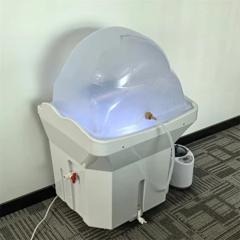High End Plastic Thai-Style Shampoo Sink Barber Shop Water Basin With Head Therapy and Fumigation Shower for Beauty Spa