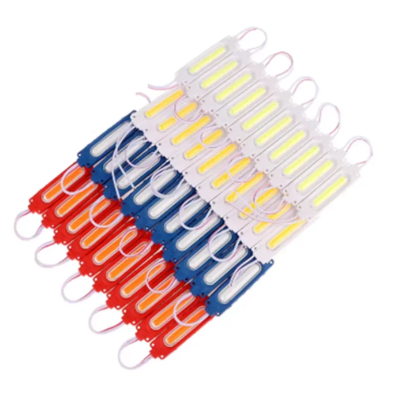 DC24V 20pcs/lot injection with lens COB LED module waterproof LED back light backlight for sign channel letter 2W IP65